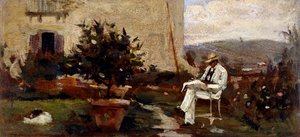 Luigi Tommasi im Garten