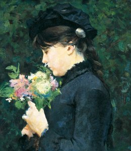 Porträt von Eleonora Tommasi von Silvestro Lega