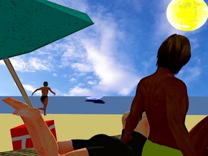 Sonnenflucht: Digitale Strandidylle