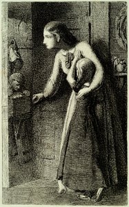 Das Spukhaus, ca. 1858 von Simeon Solomon