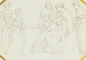 Die kleine Improvisatorin, 1867 von Simeon Solomon
