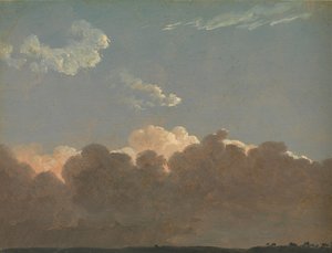 Wolkenstudie Ferner Sturm, ca. 1786-1806 von Simon Alexandre Clément Denis