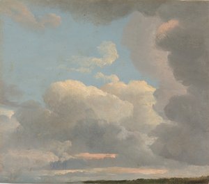 Wolkenstudie am frühen Abend von Simon Alexandre Clément Denis