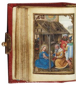 Folio aus einem Miniatur-Stundenbuch, Gebrauch von Rom, Brügge, 1530-35