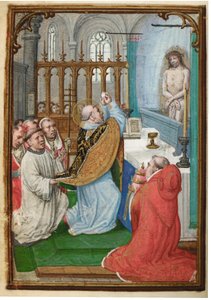 Folio aus einem Miniatur-Stundenbuch, Gebrauch von Rom, Brügge, 1530-35