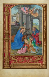 Die Geburt Christi, um 1525-30 von Simon Bening