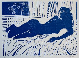 Blaue Nackte