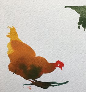 Huhn pickend, 2020