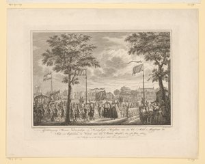 Abschied von Wilhelm V. und Gemahlin an der Buiten Amstel, 1768