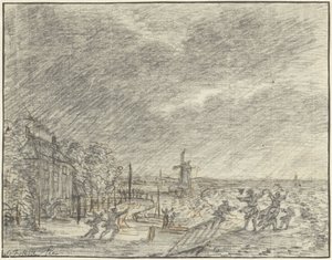 Schwerer Sturm und Überschwemmung bei Halfweg, 15. November 1775