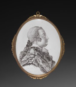 Ovales Plakette, Herzog von Cumberland, ca. 1755 von Simon Francois Ravenet