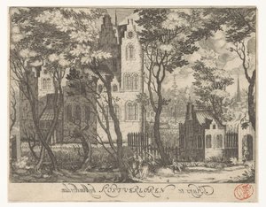 Ansicht von Huis Kostverloren bei Amsterdam von Simon Frisius