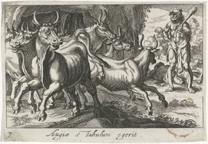 Herkules hütet die Herde von Geryon (Herculische Themen)