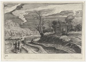 Landschaft bei Nacht