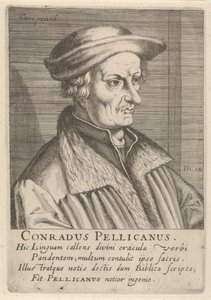 Porträt von Conrad Pellican