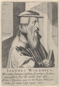 Porträt von Johann Wolf von Simon Frisius