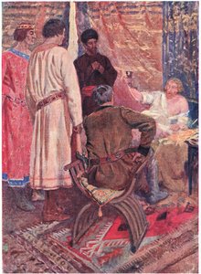 Zur unsterblichen Ehre des ersten Kreuzzugs, der Lanze oder Schwert an das Tor Jerusalems schlägt von Simon Harmon Vedder