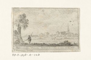 Ansicht von Bercoude von Simon Klapmuts