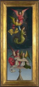 Der Chor der Engel (Altarbild von Abtei St. Bertin) von Simon Marmion