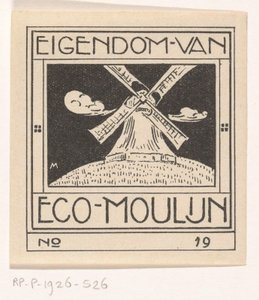 Ex Libris von Eco Moulijn von Simon Moulijn