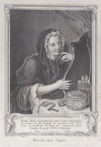 Die kokette Witwe von Simon Nicolas Duflos