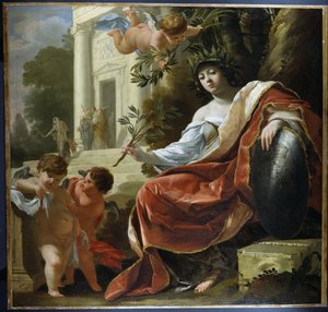 Eine Allegorie des Friedens von Simon Vouet
