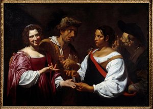 Die Wahrsagerin von Simon Vouet