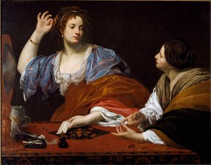 Die Schwestern Martha und Maria von Bethanien von Simon Vouet