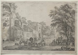 Der Weg zu einem Dorf von Simon de Vlieger