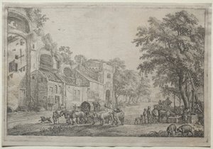 Der Weg zu einem Dorf von Simon de Vlieger