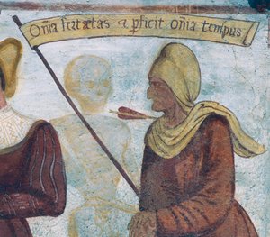 Der Tod mit der alten Frau (Detail)