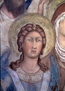 Maestà: vielleicht St. Michael von Simone Martini