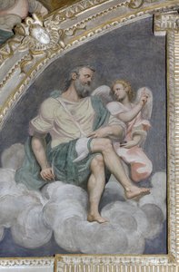 Heiliger Matthäus und der Engel, Lunette, Presbyterium