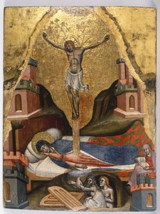 Der Traum der Jungfrau, ca. 1365-1380 von Simone dei Crocifissi