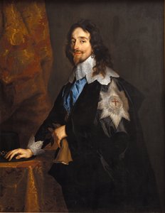 Porträt von König Karl I. von England, Schottland und Irland 1600-1649, Ende der 1630er Jahre von Sir Anthony van Dyck