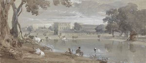 Ansicht eines Teils von Chowringhee - Kalkutta von Sir Charles D