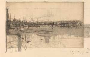 Berwick; Gedruckt mit Gegenabdruck von Dundee von Sir David Young Cameron