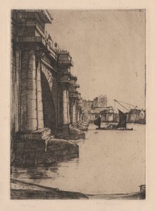 R. 296. Waterloo Brücke, Nr. 2 von Sir David Young Cameron