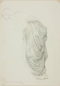 Sich bückende weibliche Figur, Studie für Spiegel der Venus von Sir Edward Burne Jones