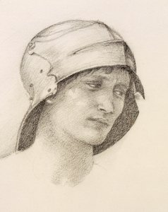 Frau mit Hut, Detail aus einem Skizzenbuch, um 1880er