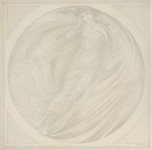 Eurydike schwebt unter Flammen, 1872-1875