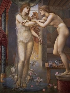 Pygmalion und das Bild - Die Gottheit entzündet, 1878 von Sir Edward Coley Burne Jones