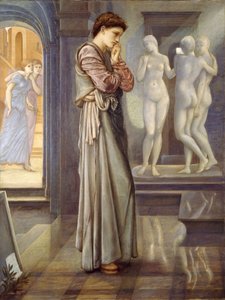 Pygmalion und das Bild - Das Herz begehrt von Sir Edward Coley Burne Jones