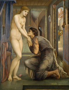 Pygmalion und das Bild - Die Seele erreicht, 1878 von Sir Edward Coley Burne Jones