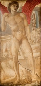 Troy Triptychon - Studie für Liebe, die das Vergessen besiegt von Sir Edward Coley Burne Jones