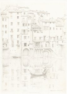 Ein Blick auf den Arno, Florenz von Sir Edward John Poynter
