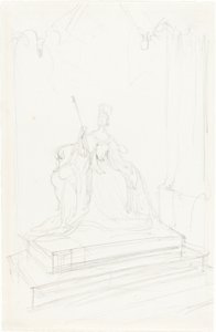 Studie für "Königin Victoria" von Sir George Hayter