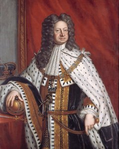 Porträt von Georg I. in Salbungsrobe von Sir Gotfrey Kneller