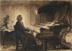 Franz Liszt am Klavier, 1904