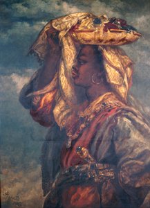 Schwarzes Mädchen mit Früchten, 1882